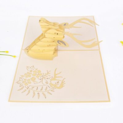 golden-christmas-deer-pop-up-card-03