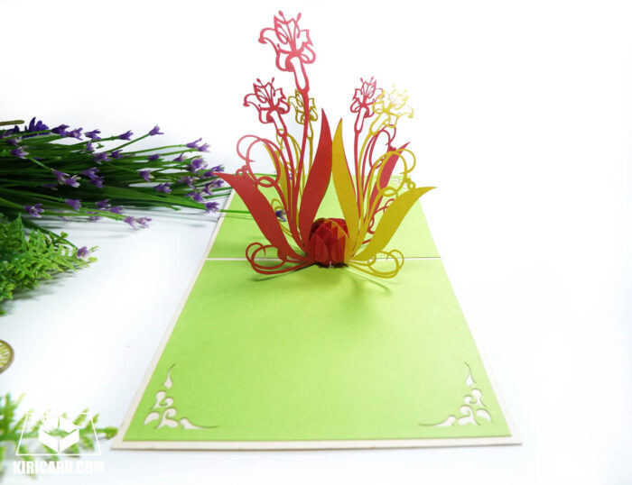 red-green-flower-pop-up-card-03