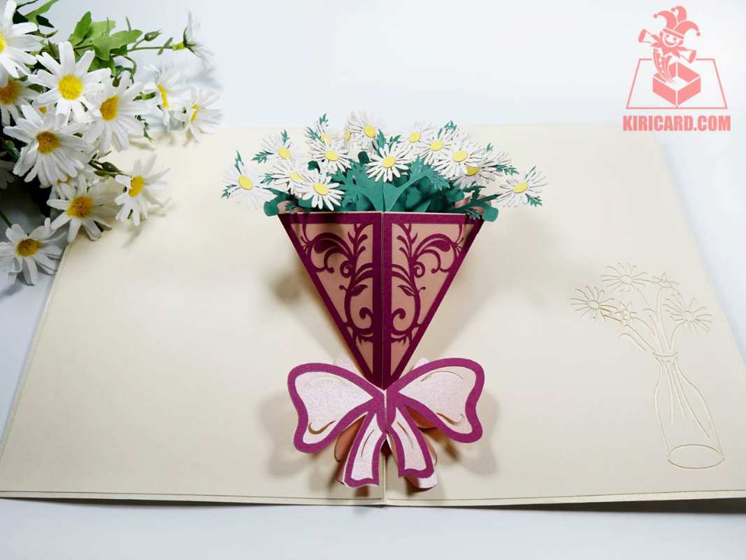 daisy-flower-bunch-pop-up -card-01