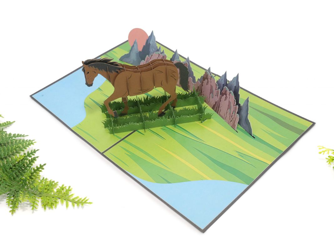 wild-horse-pop-up-card